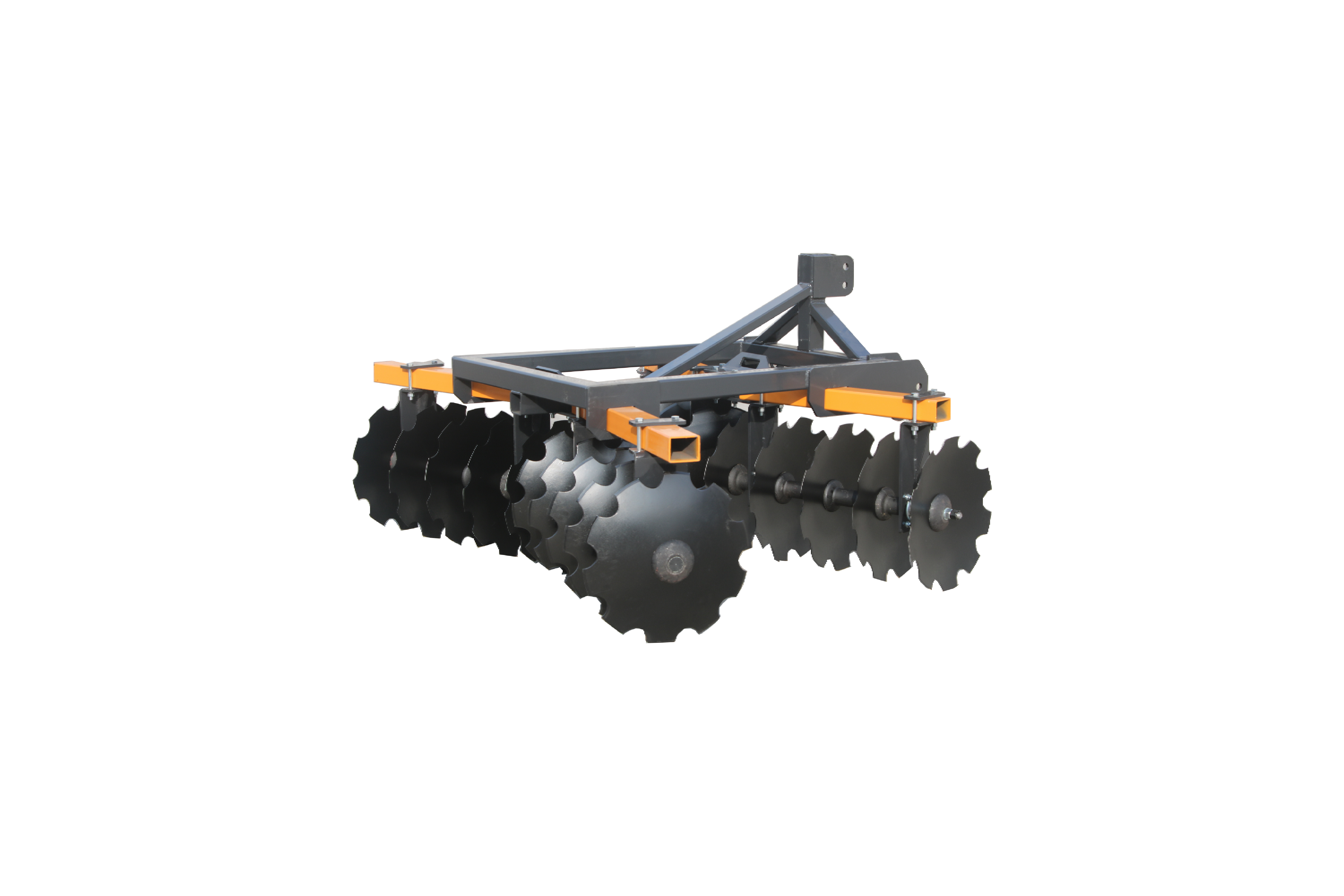 84" Skid Steer Disc Harrow 3 Point Notched Attachment