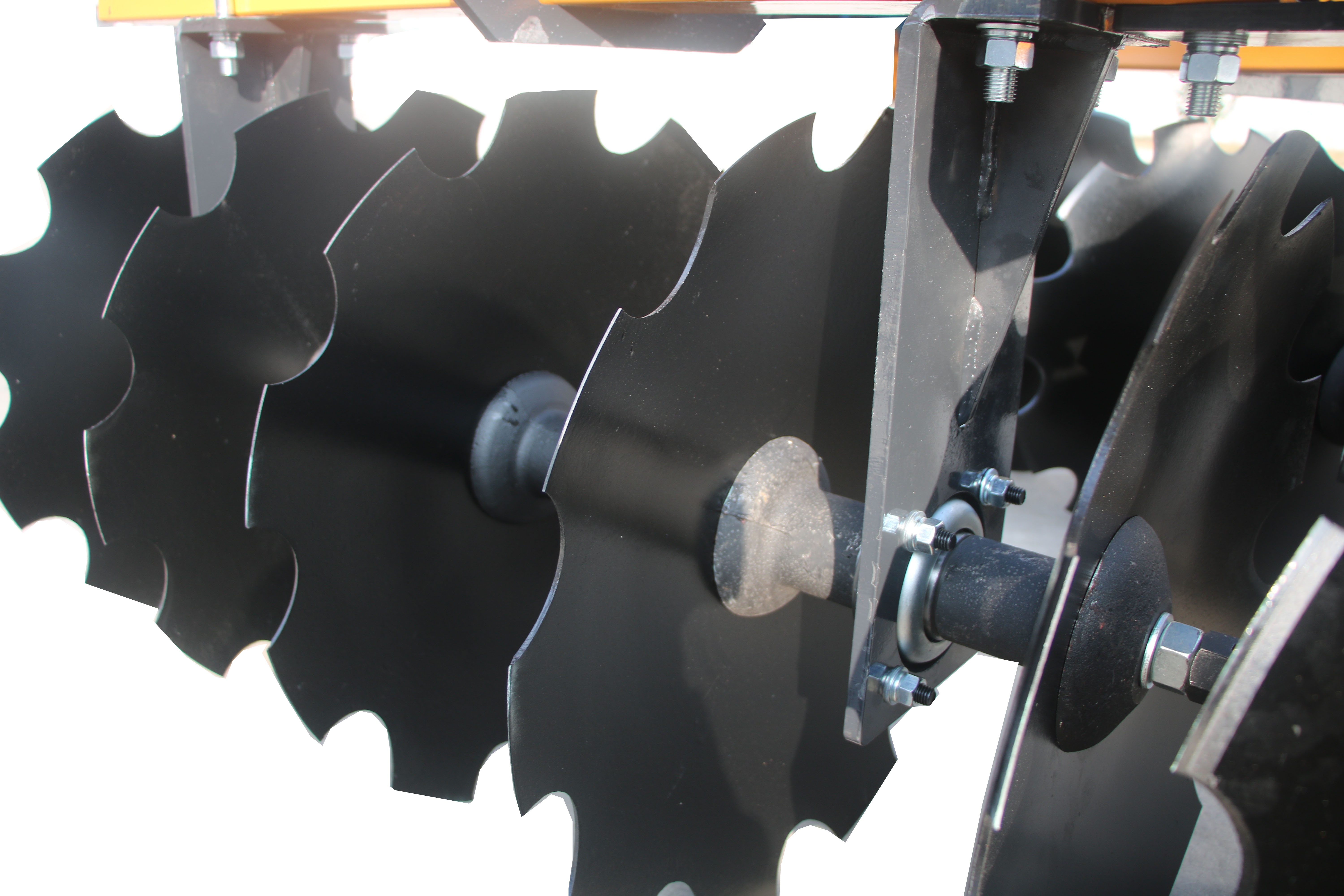 84" Skid Steer Disc Harrow 3 Point Notched Attachment