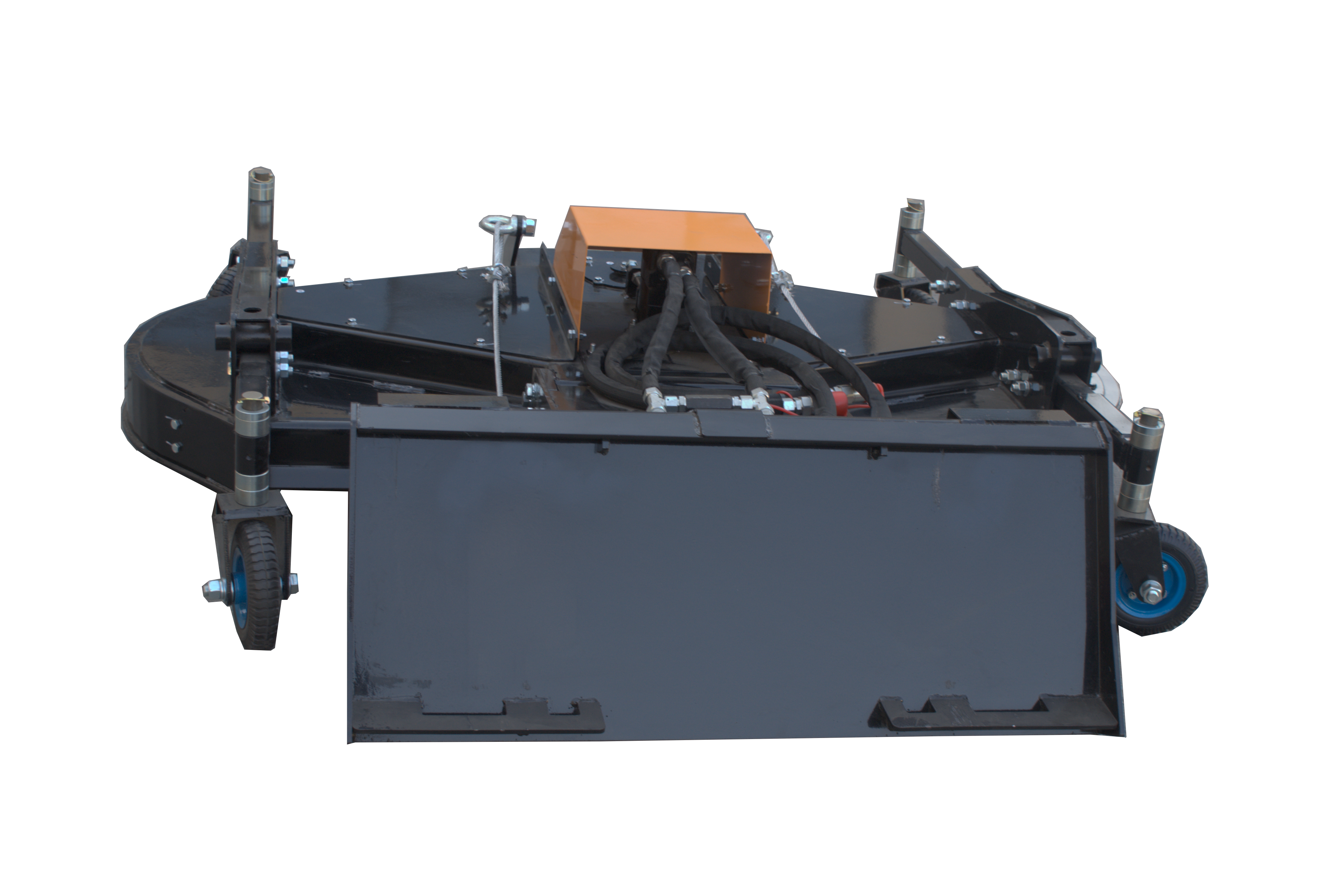 72'' Skid Steer Attachment 3 Blades Mower Finish Cutter in Flow Range:15-20 gpm