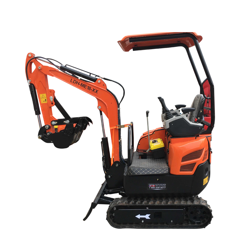 2000lbs Mini Excavator Landhonor Digger Crawler Backhoe 11.4HP EPA