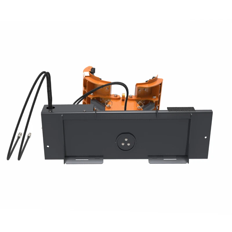 35 FT SKID STEER Rotating Grapple Hydraulic Attachment 5 Fin