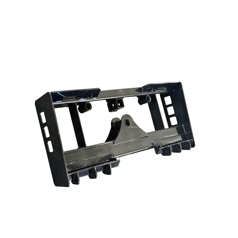 Skid Steer Pallet Fork Frame Receiver Hitch & Hay Spear Sleeves 4000lb
