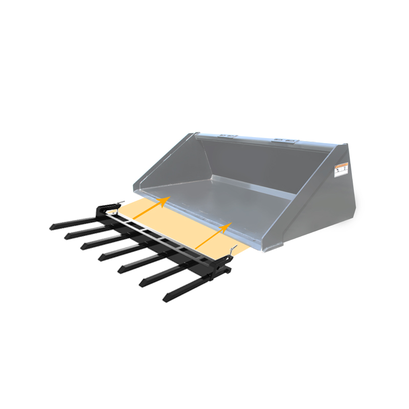 Clamp-On Debris Forks for Skid Steer Heavy Duty 2600–5500LBS 