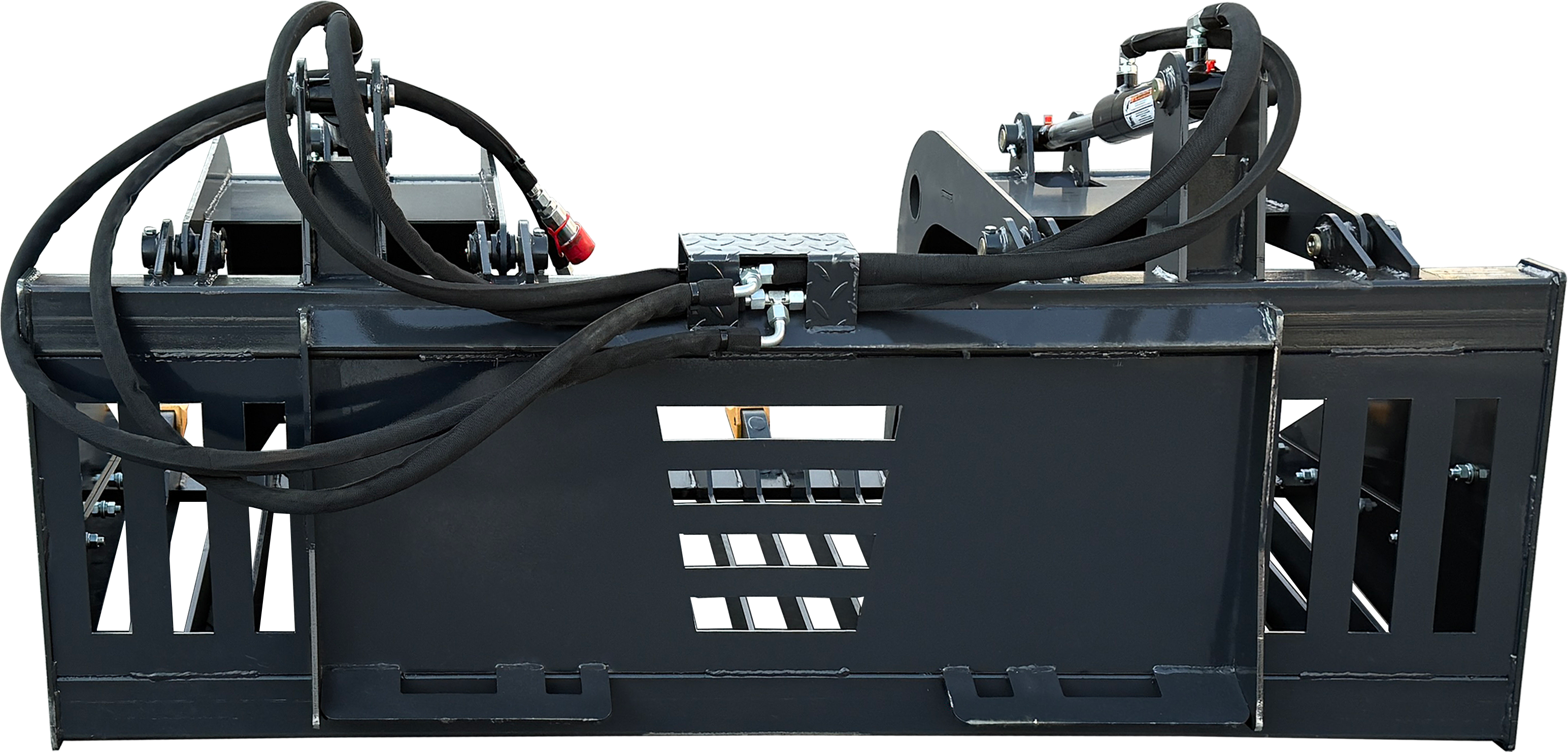 72in  Skeleton Rock Grapple Rake Skid Steer Attachments Bucket 