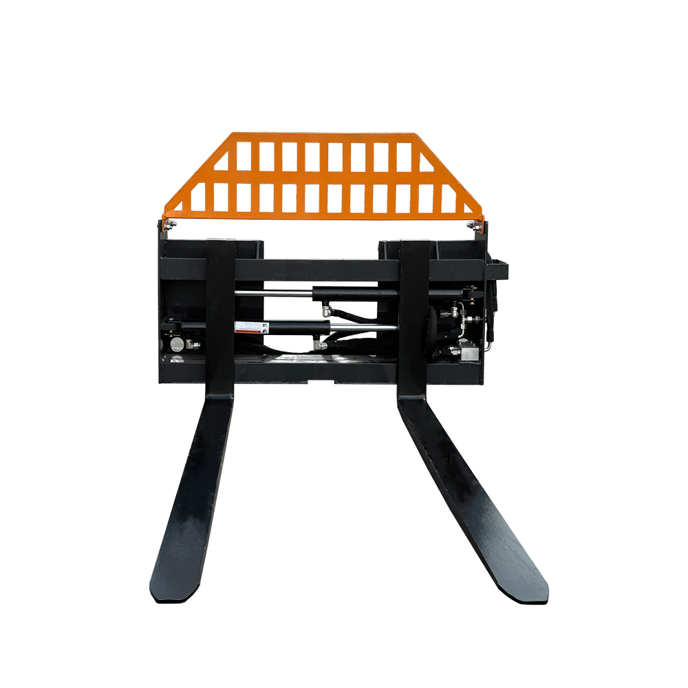 48in Pallet Fork & Frame Attachment Skid Steer Adjustable 