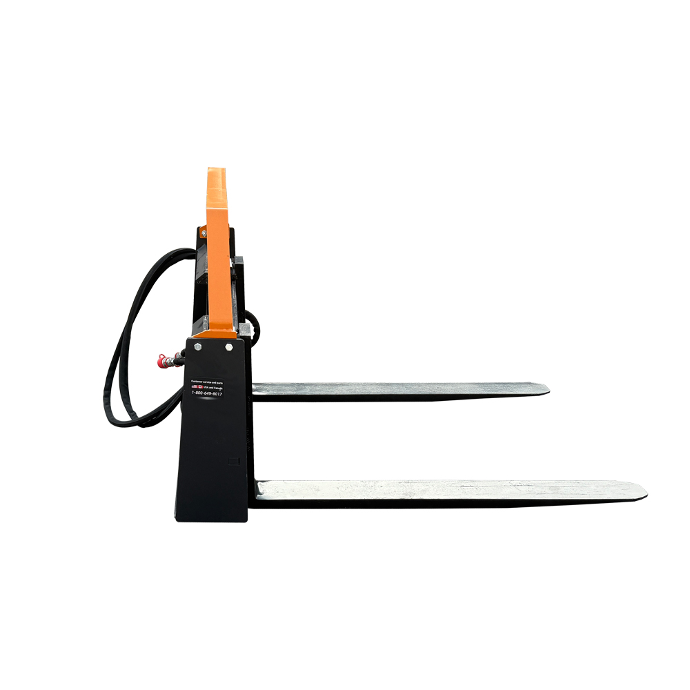 48in Pallet Fork & Frame Attachment Skid Steer Adjustable 
