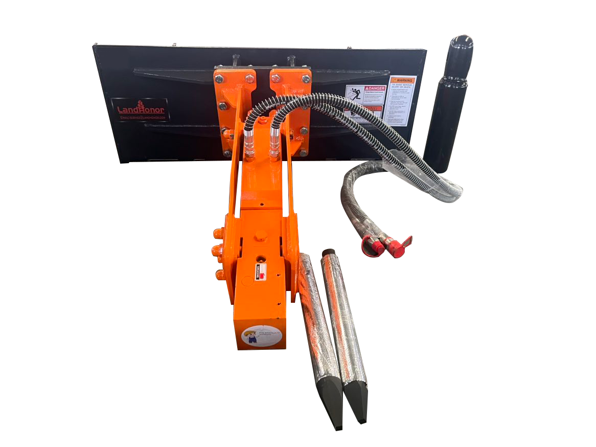 2-4T Hydraulic Concrete Breaker Hammer Skid Steer Chisel Drilling Tool