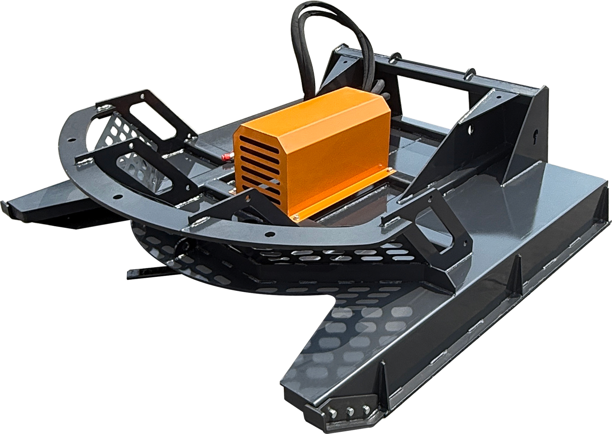 66'' Skid Steer Attachment Brush Cutter Mower Hydraulic Brush Hog New