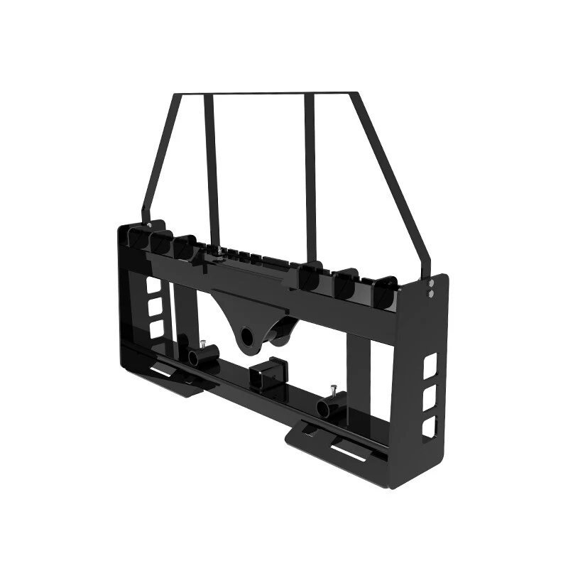 4000lb Hitch & Hay Spear Sleeves Pallet Fork Frame Receiver Skid Steer