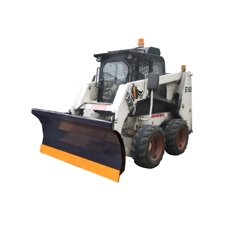 84" Hydraulic Snow Plow Dozer Blade for Skid Steer Quick-Tach Heavy-Duty 