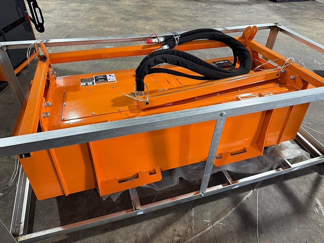 60'' Skid Steer Drum Mulcher  Hydraulic Forestry Brush Cutter for Land Clearing