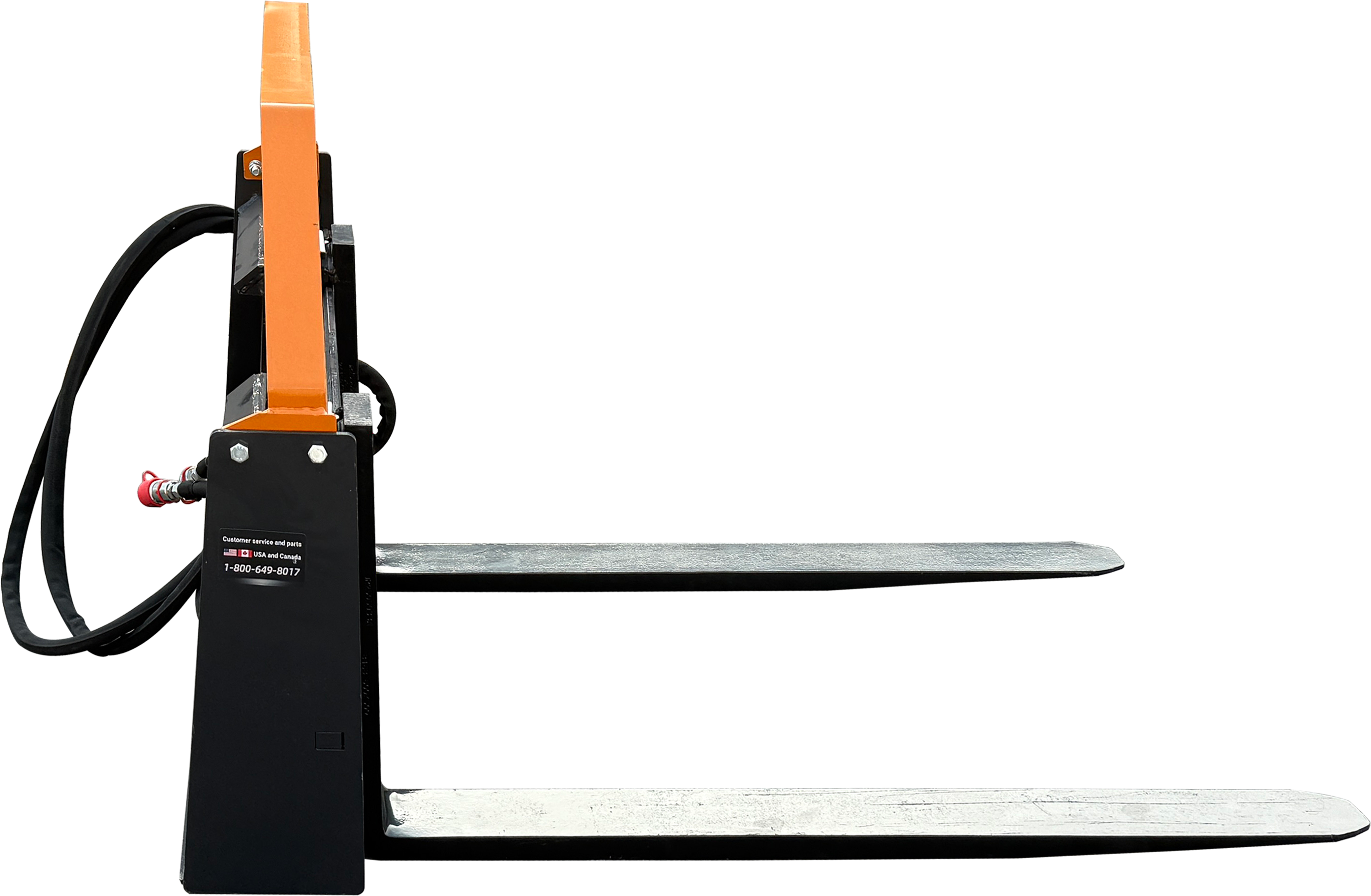 48in Pallet Fork & Frame Attachment Skid Steer Adjustable 