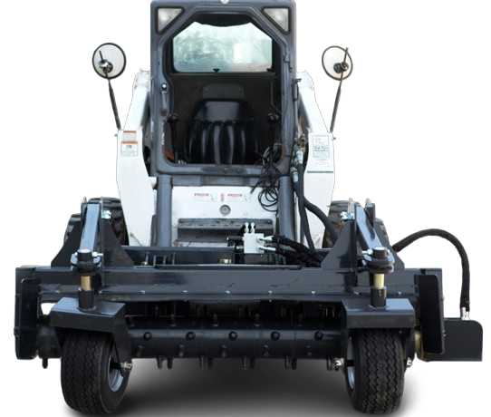 72'' Skid Steer Attachment Power Rake Soil Conditioner 320r/min