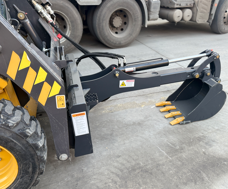75" Digging Depth Skid Steer Backhoe Attachment for Faster Excavation