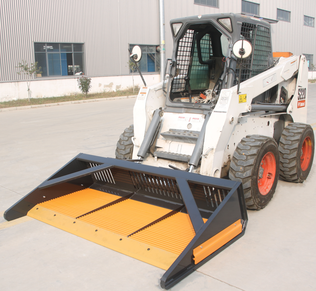 80" Skid Steer Grabber Screen Sifter Bucket Attachment for Soil Screening