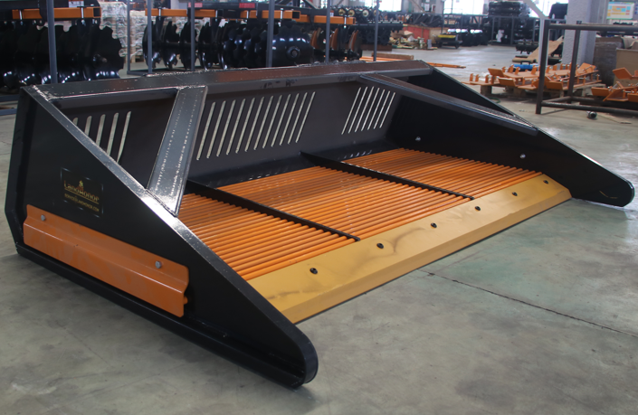 80" Skid Steer Grabber Screen Sifter Bucket Attachment for Soil Screening