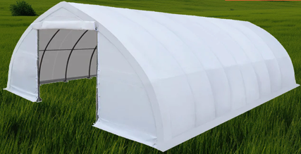 30 &times; 40 FT Peak Ceiling Storage Shelter for Equipment and Vehicle Protection  