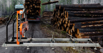 26" Cutting Capacity Portable Saw Mill for Efficient Log Processing