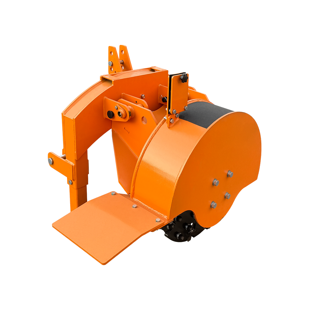 24" PTO Stump Grinder for Category 1 Tractors &ndash; 3 Point Hitch Attachment with Hydraulic Flywheel