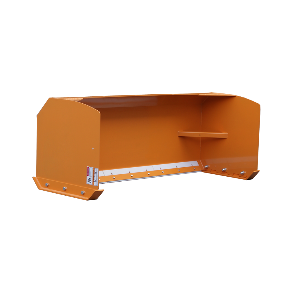 38" Width Snow Pusher Skid Steer Attachments Heavy-Duty