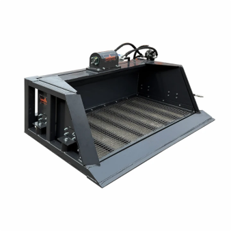72'' Skid Steer Attachment Vibrating Dirt Screen Sifter Bucket
